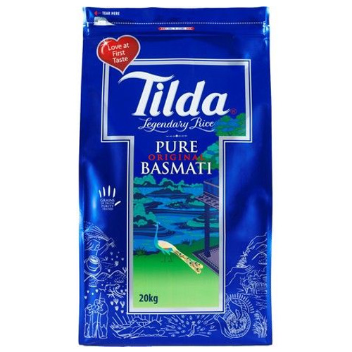 Tilda Basmati Rijst 20 kg