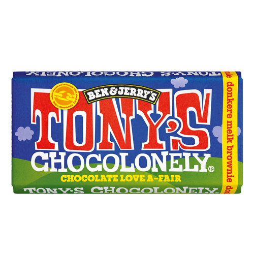 Tonyapos s Chocolonely Ben Jerryapos s Donkere melk brownie 180g