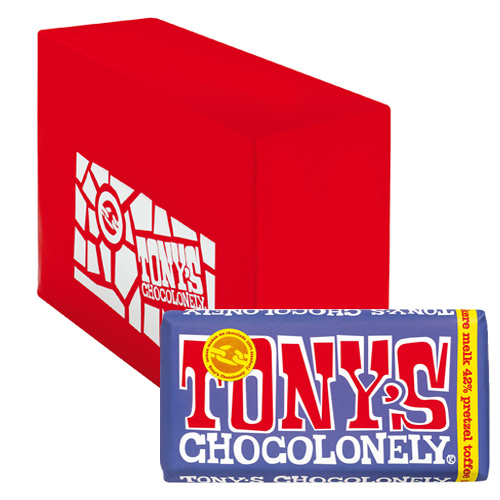 Tonyapos s Chocolonely Donkere Melk Pretzel Toffee 15x 180g