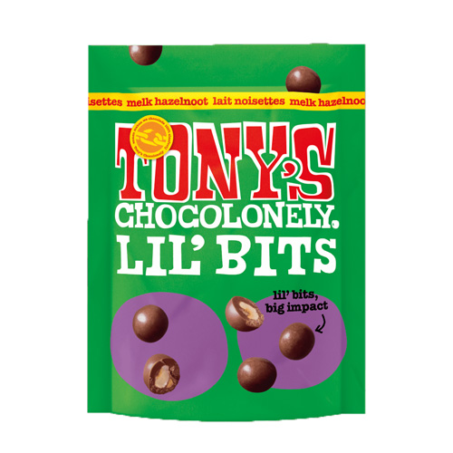 Tonyapos s Chocolonely LilBits Melk hazelnoot 120g