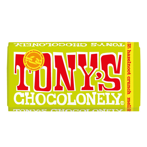 Tonyapos s Chocolonely Melk Hazelnoot Crunch 180g