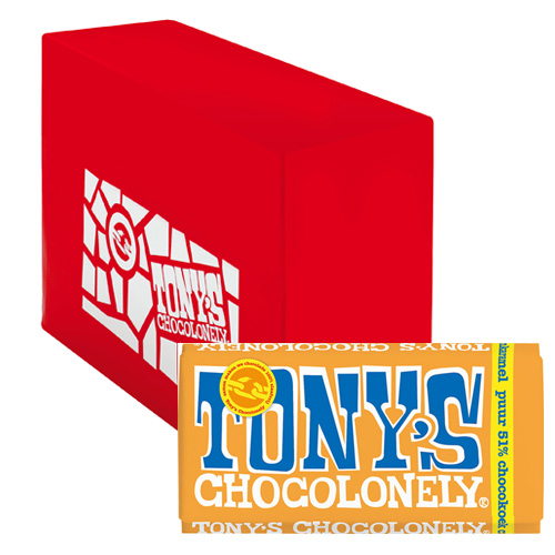 Tonyapos s Chocolonely Puur Chocokoek Citroenkaramel 15x 180g
