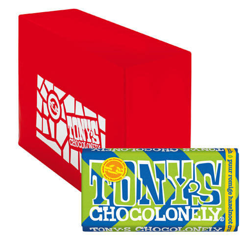 Tonyapos s Chocolonely Puur Romige Hazelnoot Crunch 15x 180g