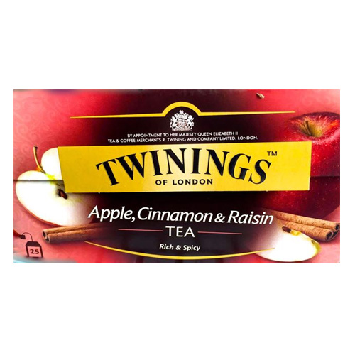 Twinings Apple Cinnamon Raisin Thee 25 zakjes