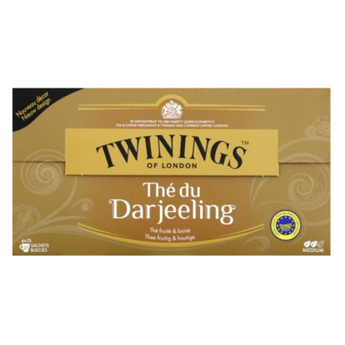 Twinings Darjeeling Thee 25 zakjes