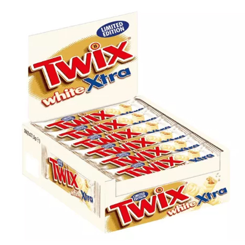 Twix Chocoladereep White Xtra 30 repen