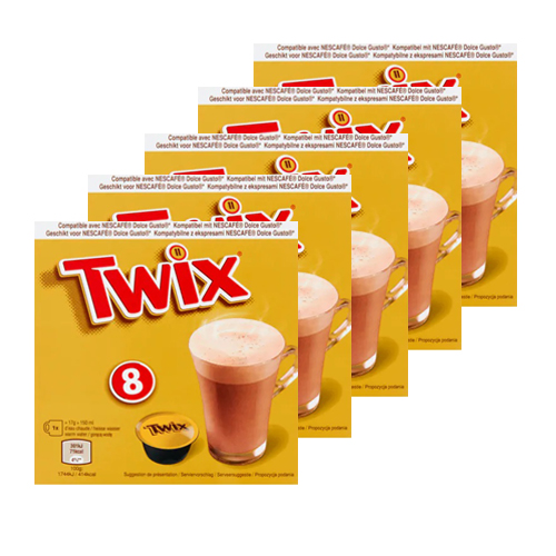 Twix Warme Chocoladedrank Dolce Gusto Compatible 5x 8 Capsules