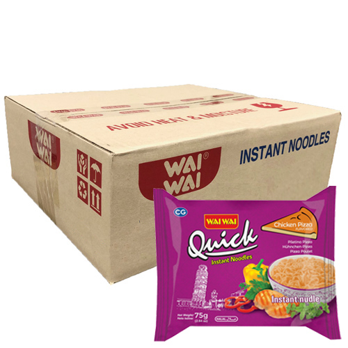 Wai Wai - Instant Noodles Chicken Pizza - 40 zakjes