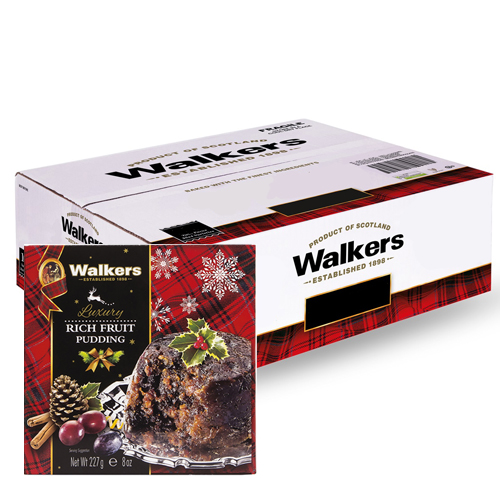 Walkers Luxury Rich Fruit Pudding 6x 227g