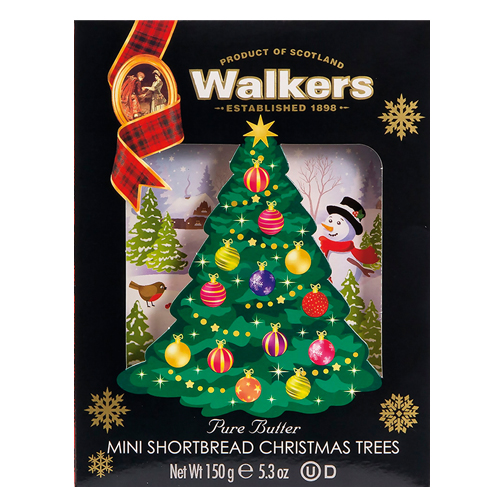 Walkers - Mini Shortbread Christmas Trees - 150g