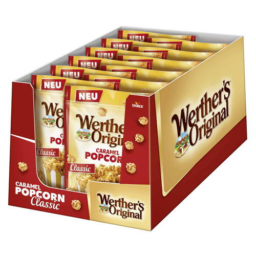 Wertherapos s Original Caramel Popcorn Classic 12x 140g
