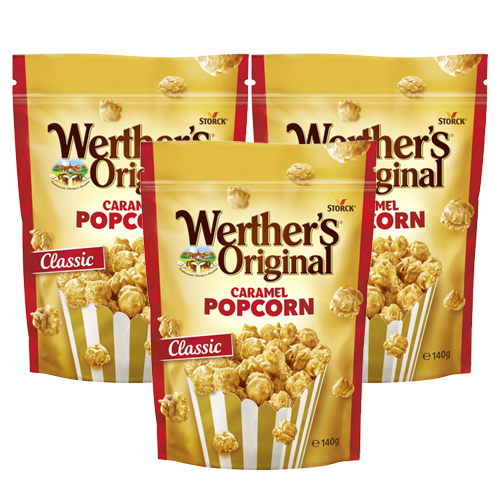 Wertherapos s Original Caramel Popcorn Classic 3x 140g