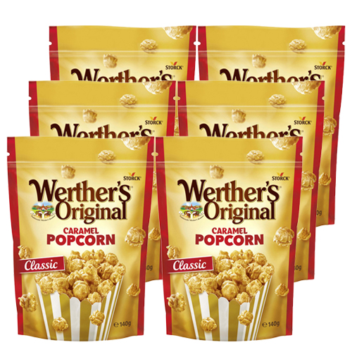 Wertherapos s Original Caramel Popcorn Classic 6x 140g