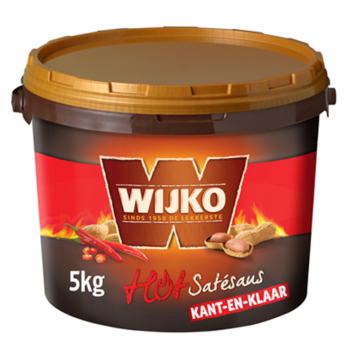 Wijko - Satésaus HOT (Kant en klaar) - 5 kg
